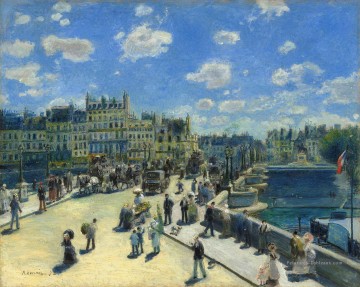 Auguste Renoir Pont Neuf Paris Peinture à l'huile
